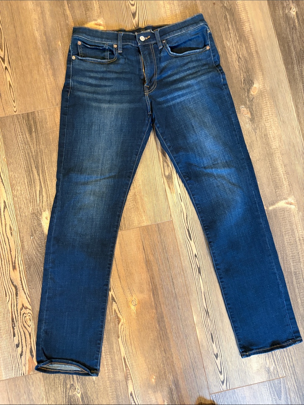 Lucky Brand Men's Slim Straight Dark Blue Jeans